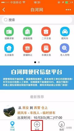 大事件!白河網便民信息小程序上線啦!!_科技_網